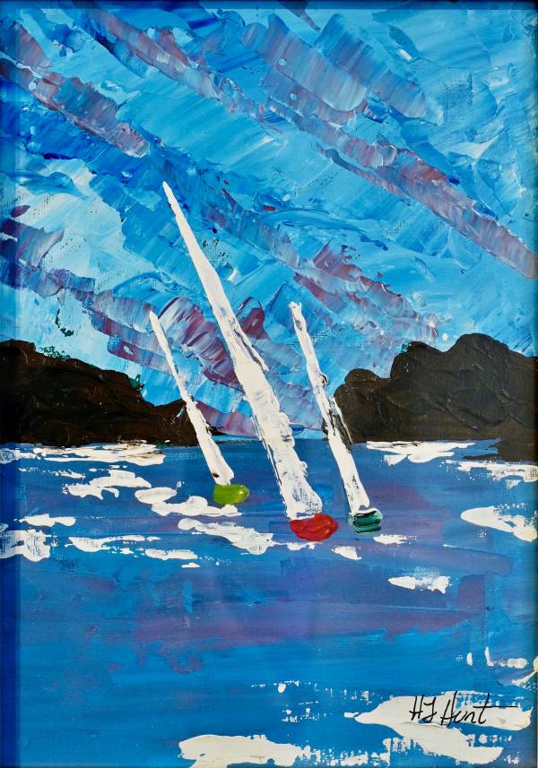 - Acrylic on Board, Painting by Heather Hunt, measuring 28 x 20 cm (H x W) framed at 33 x 28 cm £120